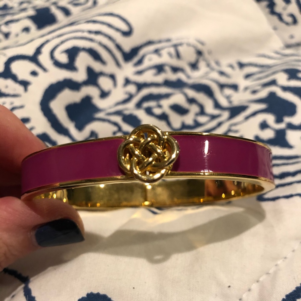Stella and Dot purply fuschia bangle